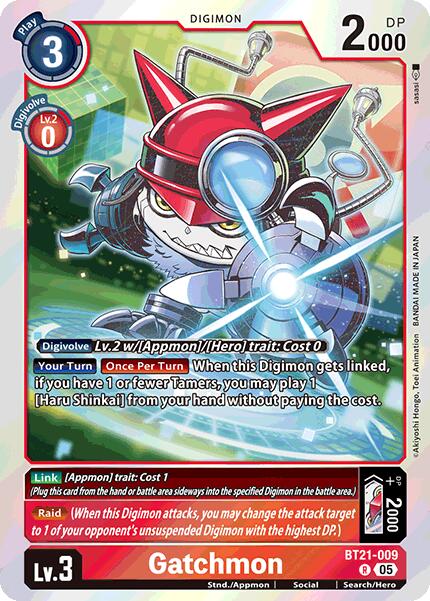 Gatchmon [BT21-009] [World Convergence] | Card Merchant Takapuna
