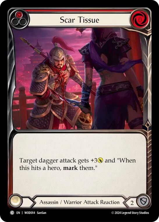 Scar Tissue (Red) [WOD014] (The Hunted Arakni, Web of Deceit Blitz Deck) | Card Merchant Takapuna