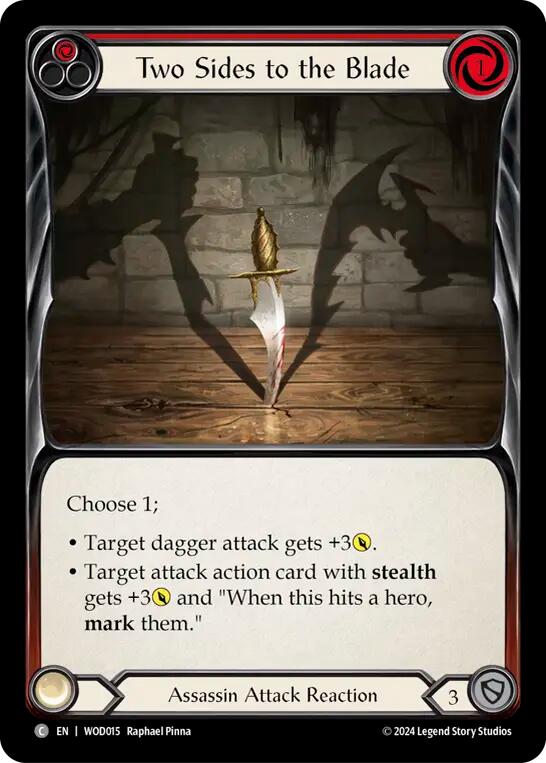 Two Sides to the Blade [WOD015] (The Hunted Arakni, Web of Deceit Blitz Deck) | Card Merchant Takapuna