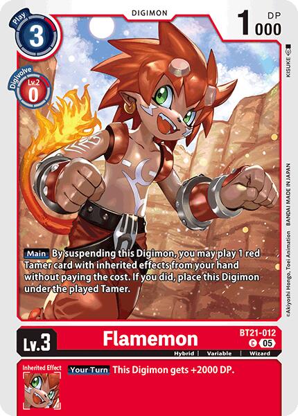 Flamemon [BT21-012] [World Convergence] | Card Merchant Takapuna