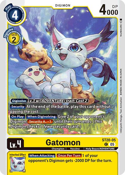 Gatomon [ST20-05] [Starter Deck: Protector of Light] | Card Merchant Takapuna