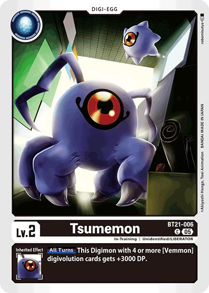 Tsumemon [BT21-006] [World Convergence] | Card Merchant Takapuna