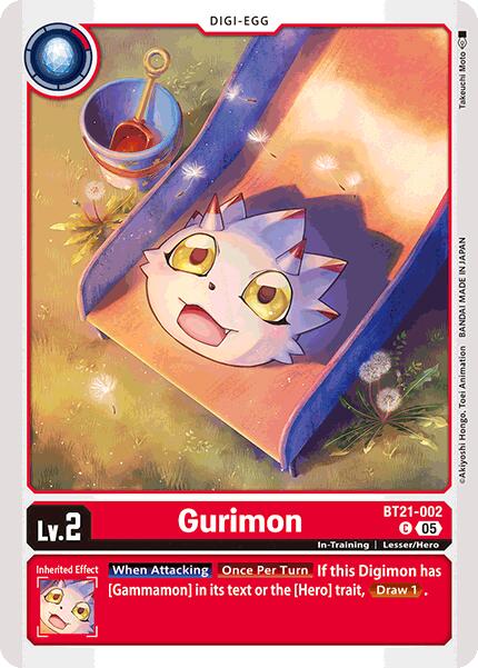Gurimon [BT21-002] [World Convergence] | Card Merchant Takapuna