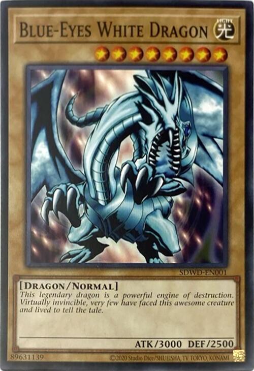Blue-Eyes White Dragon (Unlimited Misprint) [SDWD-EN001] Common | Card Merchant Takapuna