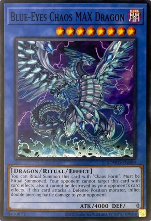 Blue-Eyes Chaos MAX Dragon (Unlimited Misprint) [SDWD-EN009] Common | Card Merchant Takapuna