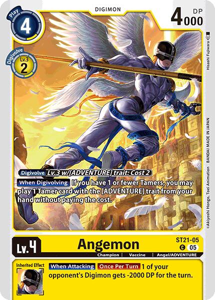Angemon [ST21-05] [Starter Deck: Hero of Hope] | Card Merchant Takapuna