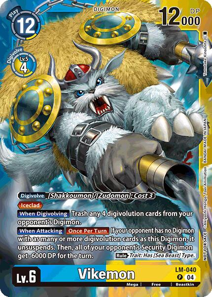 Vikemon [LM-040] (Limited Card Pack) [World Convergence] | Card Merchant Takapuna