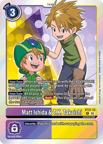 Matt Ishida & T.K. Takaishi [ST21-13] [Starter Deck: Hero of Hope] | Card Merchant Takapuna