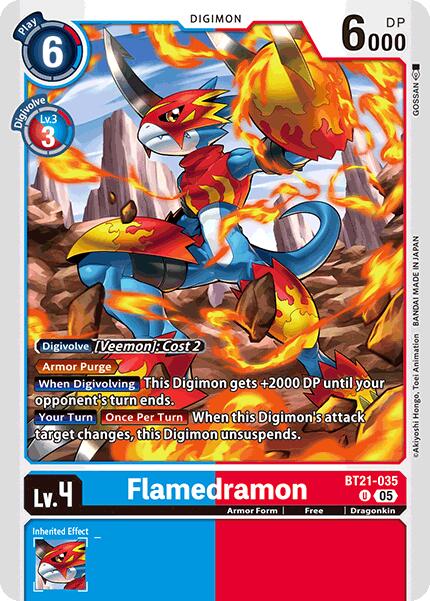 Flamedramon [BT21-035] [World Convergence] | Card Merchant Takapuna