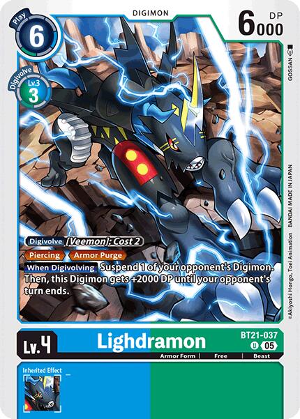 Lighdramon [BT21-037] [World Convergence] | Card Merchant Takapuna