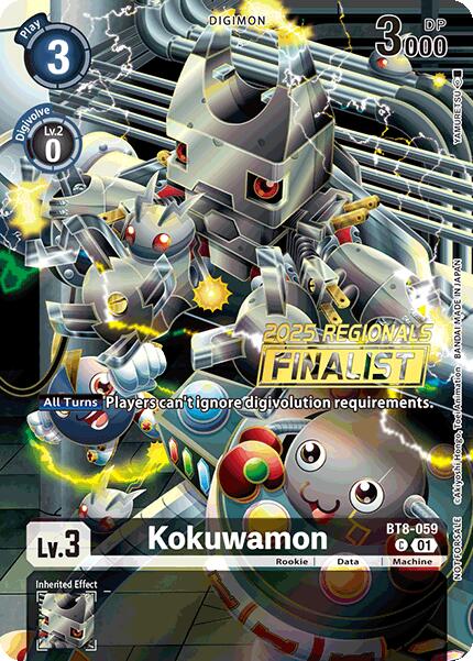 Kokuwamon [BT8-059] (2025 Regionals Finalist) [New Awakening Promos] | Card Merchant Takapuna