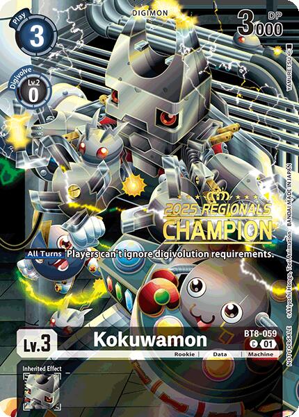 Kokuwamon [BT8-059] (2025 Regionals Champion) [New Awakening Promos] | Card Merchant Takapuna