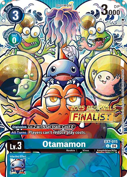 Otamamon [EX7-015] (2025 Regionals Finalist) [Digimon LIBERATOR Promos] | Card Merchant Takapuna