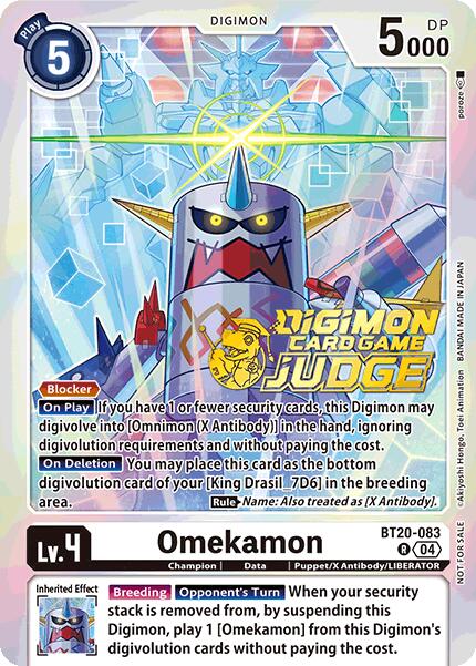 Omekamon [BT20-083] (Judge Pack 2025 Wave 1) [Release Special Booster Ver.2.5 Promos] | Card Merchant Takapuna