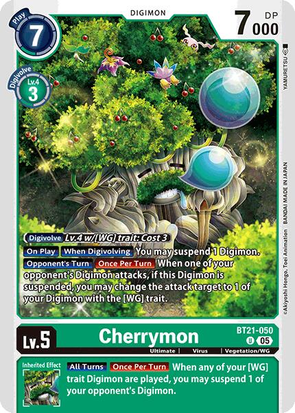 Cherrymon [BT21-050] [World Convergence] | Card Merchant Takapuna