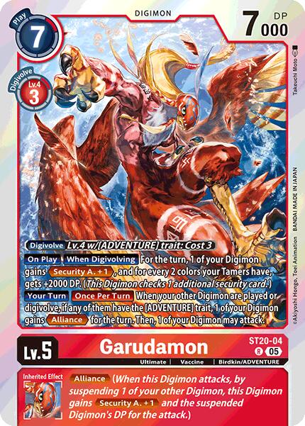 Garudamon [ST20-04] [Starter Deck: Protector of Light] | Card Merchant Takapuna