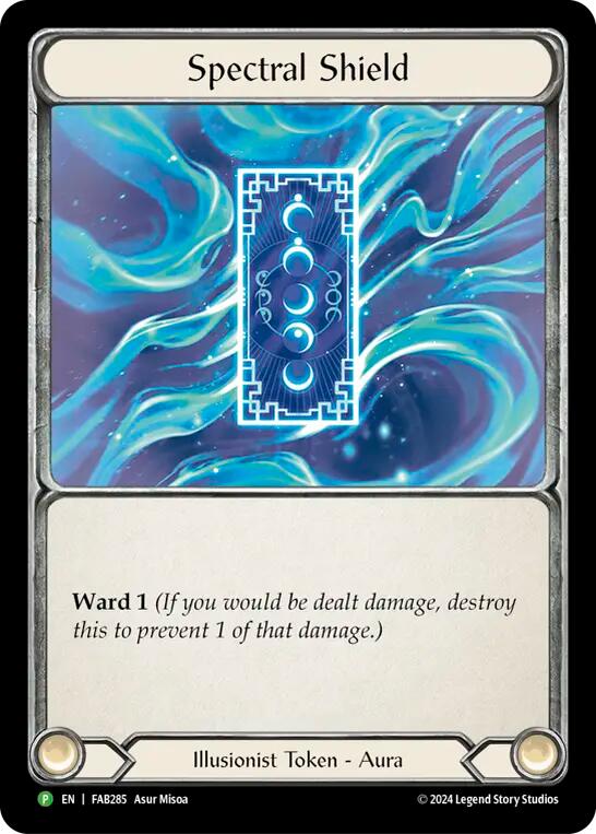 Spectral Shield [FAB285] (Promo)  Cold Foil | Card Merchant Takapuna