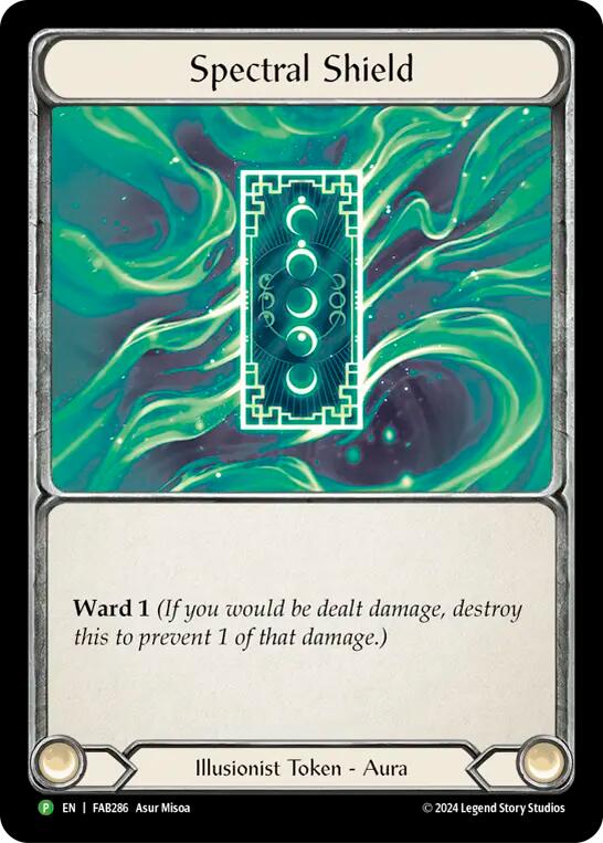 Spectral Shield [FAB286] (Promo)  Cold Foil | Card Merchant Takapuna
