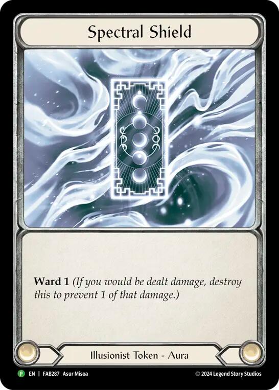 Spectral Shield [FAB287] (Promo)  Cold Foil | Card Merchant Takapuna