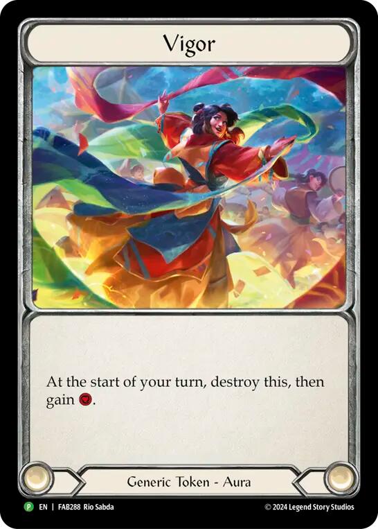 Vigor [FAB288] (Promo)  Cold Foil | Card Merchant Takapuna