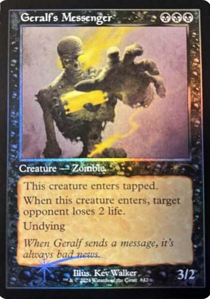 Geralf's Messenger (842) (Retro Frame) [Secret Lair Drop Series] | Card Merchant Takapuna
