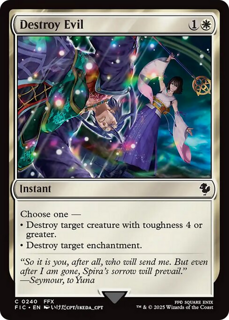 Destroy Evil [FINAL FANTASY Commander] | Card Merchant Takapuna