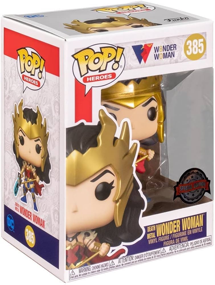Wonder Woman - Wonder Woman Death Metal Pop! 385 | Card Merchant Takapuna