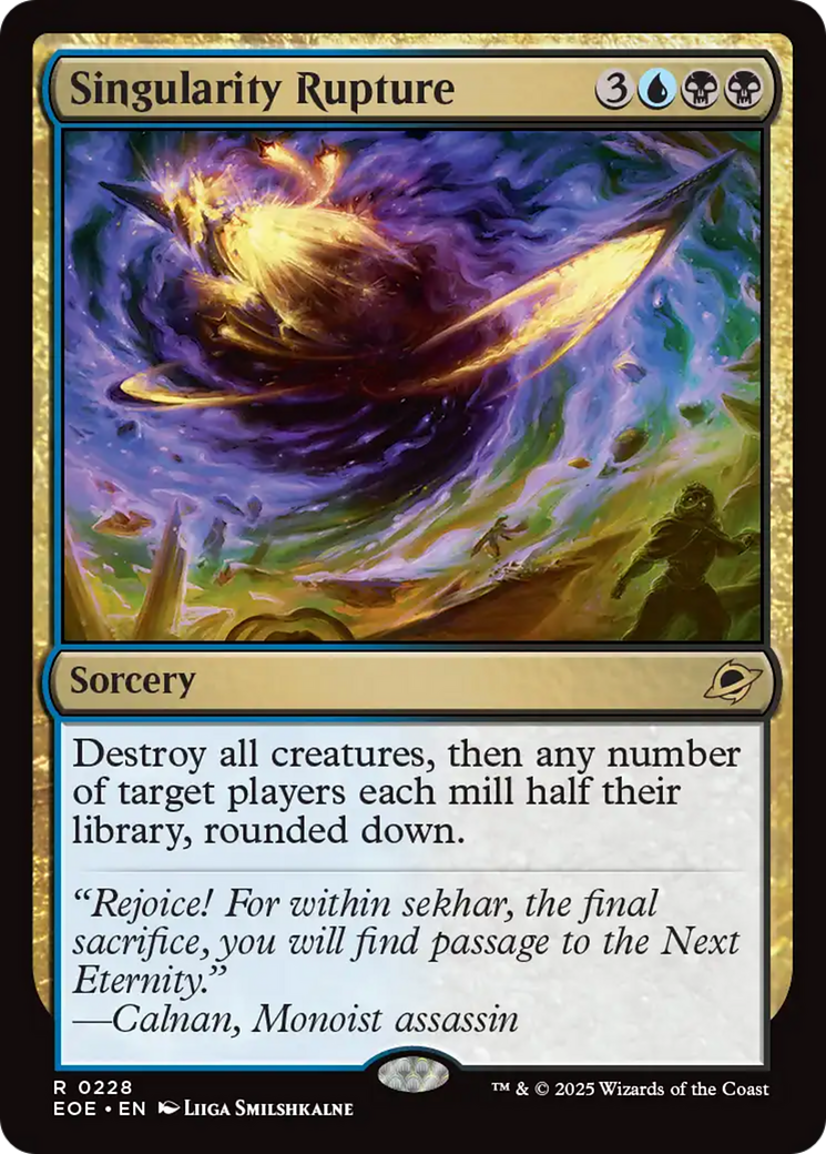 Singularity Rupture [Edge of Eternities] | Card Merchant Takapuna