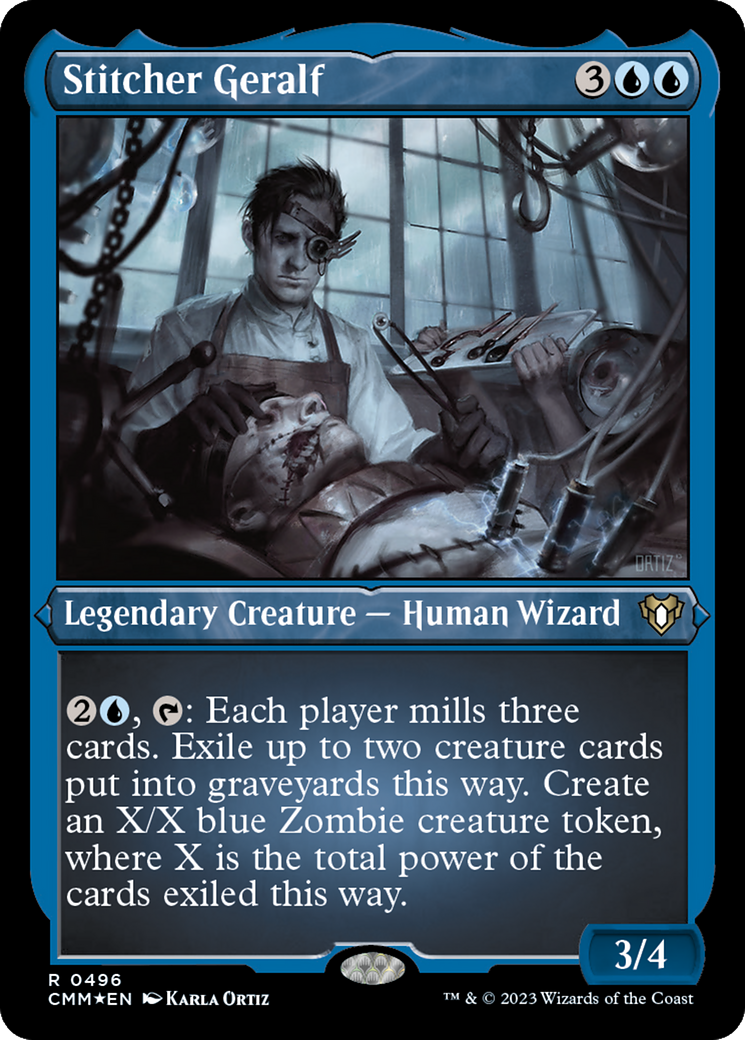 Stitcher Geralf (Foil Etched) [Commander Masters] | Card Merchant Takapuna