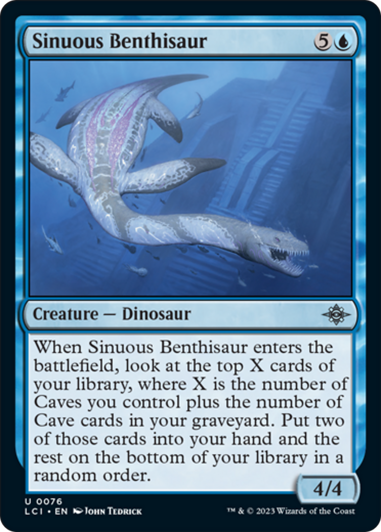 Sinuous Benthisaur [The Lost Caverns of Ixalan] | Card Merchant Takapuna