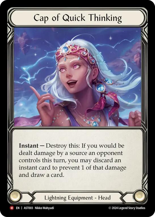 Cap of Quick Thinking [AST003] (Armory Deck: Aurora)  Rainbow Foil | Card Merchant Takapuna