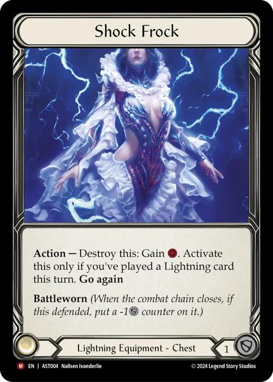 Shock Frock [AST004] (Armory Deck: Aurora)  Rainbow Foil | Card Merchant Takapuna