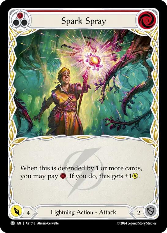 Spark Spray (Red) [AST015] (Armory Deck: Aurora) | Card Merchant Takapuna