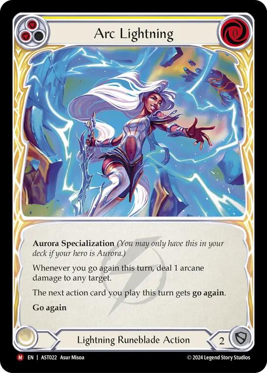 Arc Lightning [AST022] (Armory Deck: Aurora) | Card Merchant Takapuna