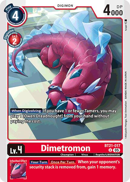 Dimetromon [BT21-017] [World Convergence] | Card Merchant Takapuna