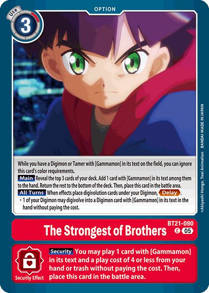 The Strongest of Brothers [BT21-090] [World Convergence] | Card Merchant Takapuna