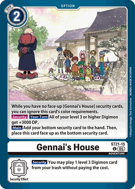 Gennai's House [ST21-15] [Starter Deck: Hero of Hope] | Card Merchant Takapuna