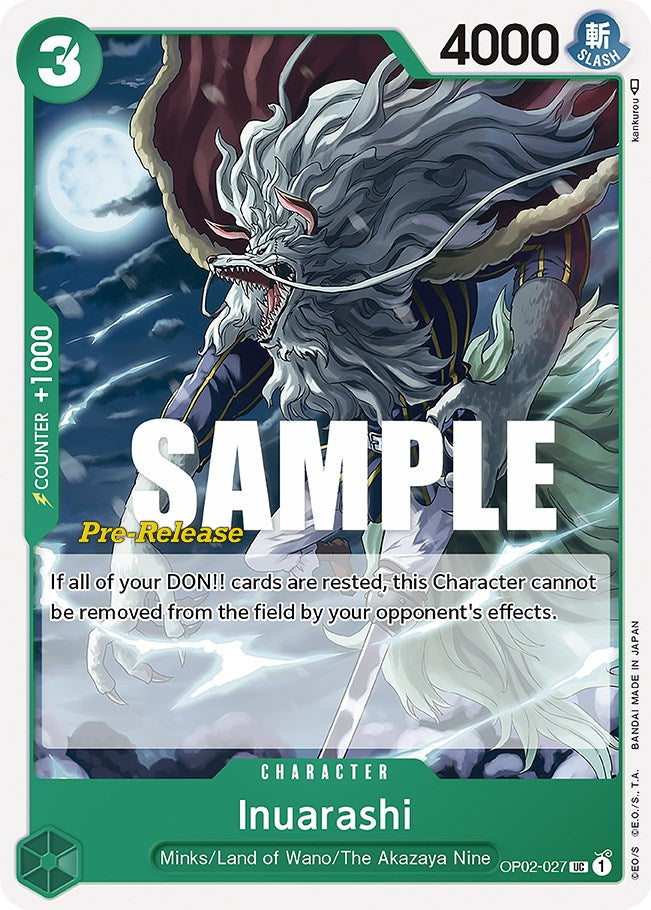 Inuarashi [Paramount War Pre-Release Cards] | Card Merchant Takapuna