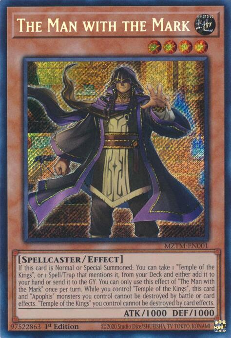 The Man with the Mark [MZTM-EN001] Secret Rare | Card Merchant Takapuna