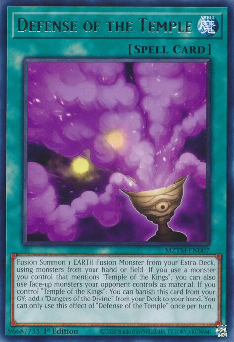 Defense of the Temple [MZTM-EN007] Rare | Card Merchant Takapuna