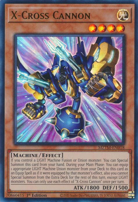 X-Cross Cannon [MZTM-EN018] Ultra Rare | Card Merchant Takapuna