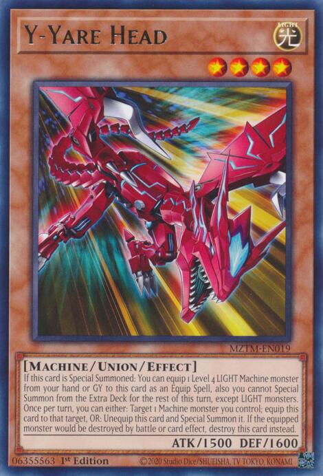 Y-Yare Head [MZTM-EN019] Rare | Card Merchant Takapuna
