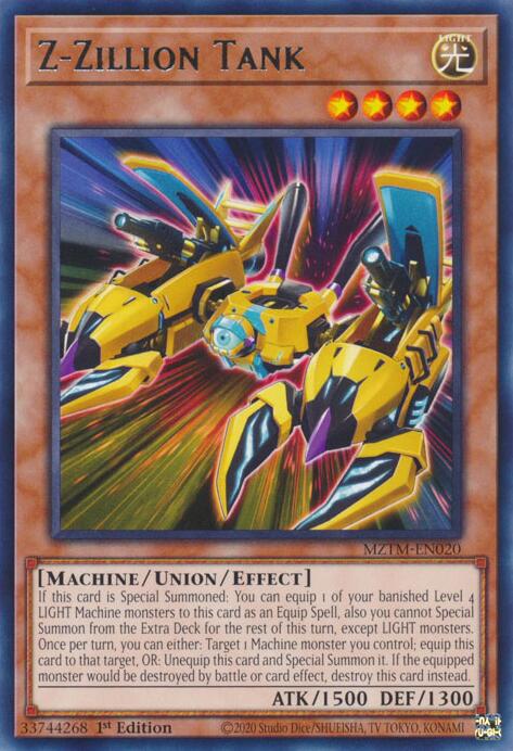 Z-Zillion Tank [MZTM-EN020] Rare | Card Merchant Takapuna