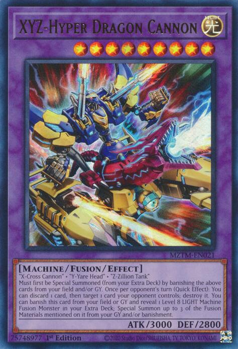 XYZ-Hyper Dragon Cannon [MZTM-EN021] Ultra Rare | Card Merchant Takapuna