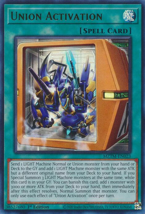 Union Activation [MZTM-EN023] Ultra Rare | Card Merchant Takapuna