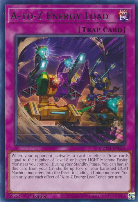 A-to-Z Energy Load [MZTM-EN024] Rare | Card Merchant Takapuna