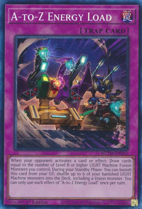 A-to-Z Energy Load (Collector's Rare) [MZTM-EN024] Collector's Rare | Card Merchant Takapuna