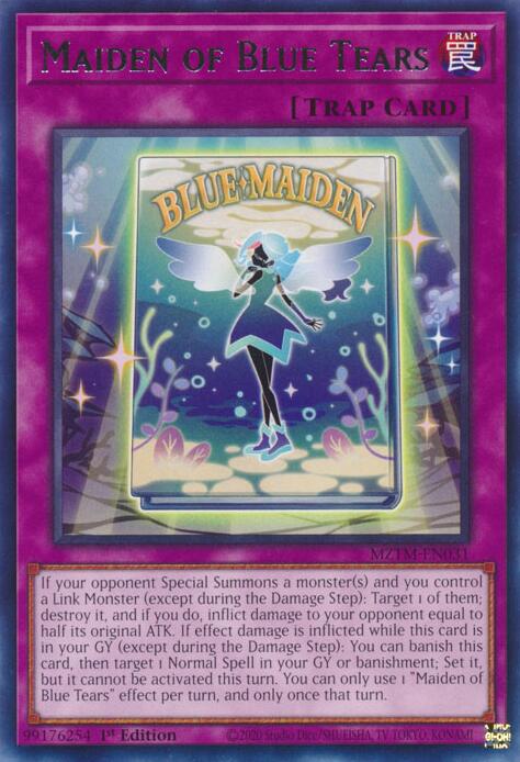 Maiden of Blue Tears [MZTM-EN031] Rare | Card Merchant Takapuna
