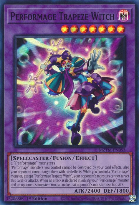 Performage Trapeze Witch [MZTM-EN053] Super Rare | Card Merchant Takapuna