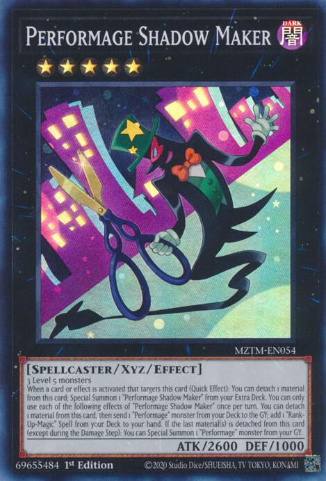 Performage Shadow Maker [MZTM-EN054] Super Rare | Card Merchant Takapuna